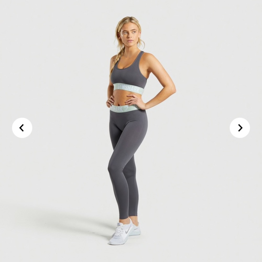 gymshark full length gray “fit leggings”